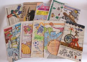 送料無料 クリックポスト 10ピースセット マクドナルド 紙袋 紙製 ハッピーミール 1991年～2004年 McDONALD'S ディズニー バットマン 