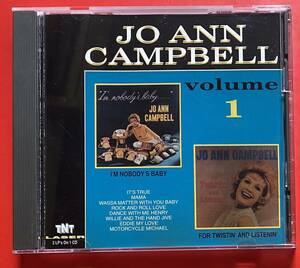 【2in1CD】Jo Ann Campbell「I'm Nobody's Baby / For Twistin' and Listenin'」ジョー・アン・キャンベル 輸入盤 [12250396]