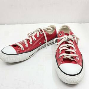 送料無料h45848 CONVERSE コンバース ALL STAR オールスター M9696 LOW ローカットスニーカー 赤 26cm メンズ