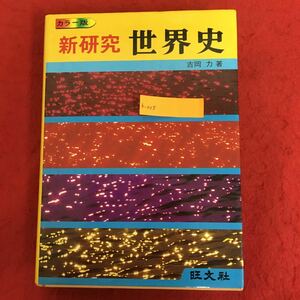 b-005 カラー版 新研究 世界史 吉岡力 著 旺文社 1979年1月25日初版 高校世界史 古代 イスラム ヨーロッパ 帝国主義 現代世界 ほか※4