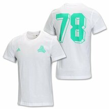 アディダス TANGO SPW ナンバーTシャツ Mサイズ ホワイト 白 サッカー フットボール ワールドカップ タンゴ 送料370円_画像1