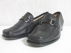 Salvatore Ferragamo Sports Ferragamo Sport кожаная туфли Loafer Black 6 1/2C North 6009