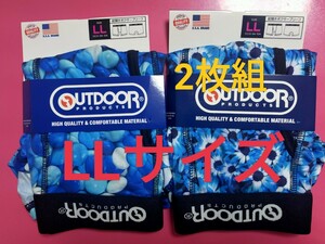 LLサイズ！送料無料！⑤⑤即決！前開き OUTDOOR アウトドア ボクサーパンツ ボクサーブリーフ 2枚セット XL パンツ まとめ売り 