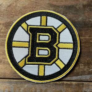 【USA vintage】ワッペン　ボストンブルーインズ　Boston アイスホッケー　NHL アメリカ　ビンテージ　パッチ