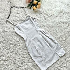 E4619 H&M[XXS] One-piece tight stretch minivan pi camisole 