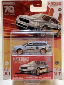 【新品：未開封】MATCHBOX マッチボックス 2002年 アウディ RS 6 アヴァント [70周年記念モデル]