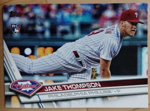 ★RC JAKE THOMPSON TOPPS 2017 #344 MLB メジャーリーグ ルーキー ROOKIE CARD ジェイク トンプソン PHILADELPHIA PHILLIES フィリーズ