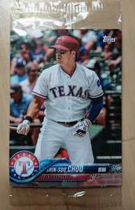 ★未開封 新品 TOPPS 2018 PROMO PACK MLB メジャーリーグ 非売品 SHIN SOO CHOO KBO 韓国 秋信守 TEXAS RANGERS テキサス レンジャーズ