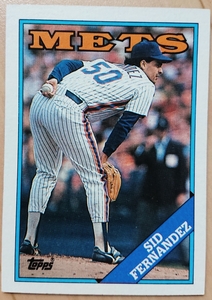 ★SID FERNANDEZ TOPPS 1988 #30 MLB メジャーリーグ 大リーグ シド フェルナンデス NEW YORK METS ニューヨーク メッツ