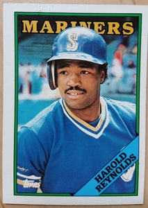 ★HAROLD REYNOLDS TOPPS 1988 #485 MLB メジャーリーグ 大リーグ ハロルド レイノルズ SEATTLE MARINERS シアトル マリナーズ