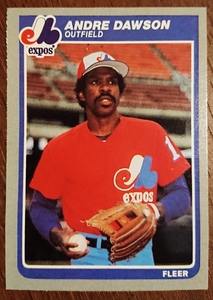 ★ANDRE DAWSON FLEER 1985 #394 MLB メジャーリーグ 大リーグ アンドレ ドーソン MONTREAL EXPOS モントリオール エクスポズ HOF HAWK