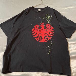 美品　DELTA メンズ Tシャツ 2XL バックプリント イーグル柄