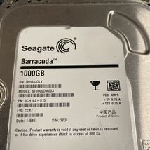 QW1965】Seagate 【使用173回62236時間】1TB【ST1000DM003】062624_画像3