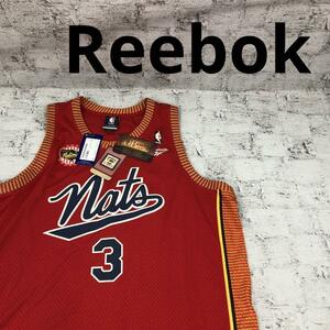 Reebok リーボック バスケットユニフォーム ゲームシャツ セブンティシクサーズ NATS アレンアイバーソン 未使用 W15087