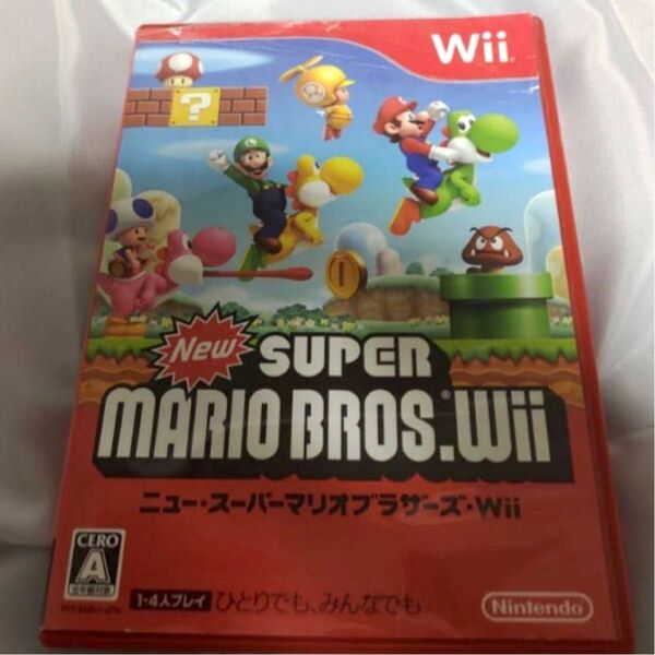 wii ソフト、ニュー・スーパーマリオブラザーズ・Wii SUPER MARIO BROS. 任天堂