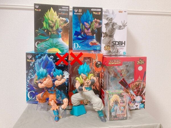 今だけ限定ゴテンクスC賞も＋ビッグバンかめはめはセール　ドラゴンボール　フィギュア　まとめ売り　ゴジータセット　大量おまけ付き