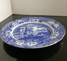 希少◆Spode スポード　ブルーイタリアン　ディナープレート　大皿　英国製_画像7