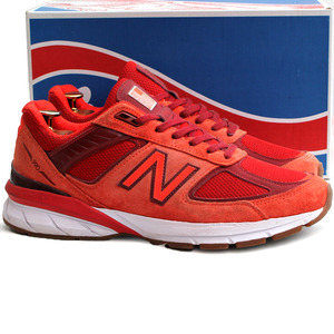 USA製★ニューバランス NEW BALANCE★レザースニーカー US9＝27 M990MS5 ローカットスニーカー メンズ i-267