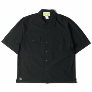 mindseeker マインドシーカー シャツ サイズ:ONESIZE バック ロゴ ポリ 半袖 スタッフ シャツ Big silhouette staff shirt ブラック