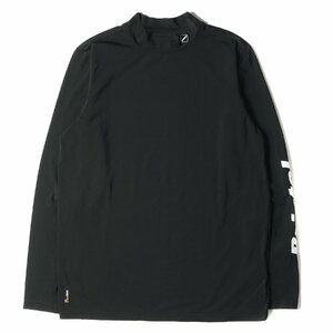 F.C. -REAL Бристоль FSHIRURBRISTOL растяжка мамки с длинным рукавом Top Cool Touch L/S Mockneck Top 23SS Black L