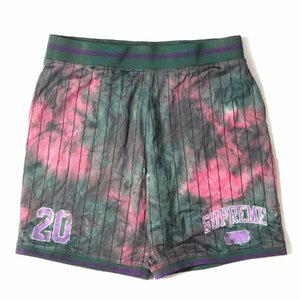 Supreme シュプリーム パンツ サイズ:L タイダイ染め メッシュ バスケットボール ショーツ Dyed Basketball Short 20AW ショートパンツ