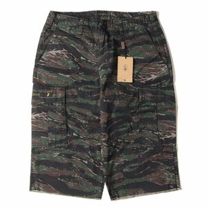 新品 WTAPS ダブルタップス タイガーカモ ジャングル チョップド ミリタリー カーゴショーツ JUNGLE CHOPPED 17SS 迷彩 ショートパンツ S