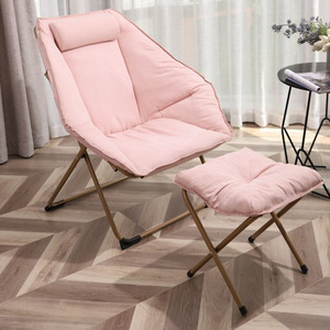 オットマン付き 折り畳み式のリクライニングチェア おしゃれ おすすめ かわいい 寝れる インテリア 家具 椅子 庭 リラックスタイム 癒し
