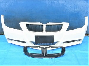  BM040 BMW 320i E90 VA20 Mスポーツ 純正 フロントバンパー【51117170051】エアガイド付き 右ハンドル車 6MT 