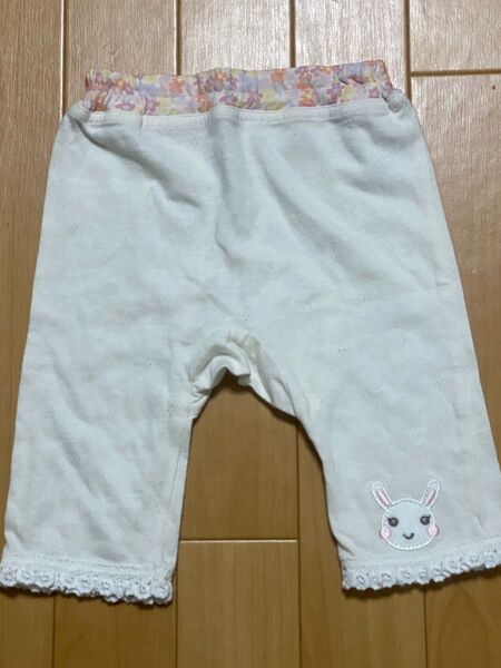 うさみみ スパッツ クーラクール 70cm アイボリー