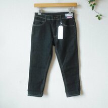 新品 タグ付き HERITAGE FLASH デニム クロップド パンツ レディース 未使用 春 夏 黒_画像6