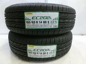 E-027 未使用タイヤ ダンロップ EC202L 185/65R14 86S (2本)