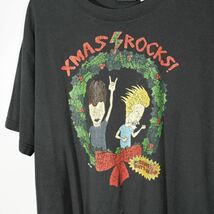 USA VINTAGE XMAS ROCKS! PRINT DESIGN T SHIRT/アメリカ古着クリスマスロックスプリントデザインTシャツ_画像8