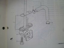 SUZUKI RMX250S SJ13A 92~95 倒立 フューエルコック リビルドセット パッキン シール 44300-29E00 Oリング ガソリン漏れ　オーバーホール_画像7
