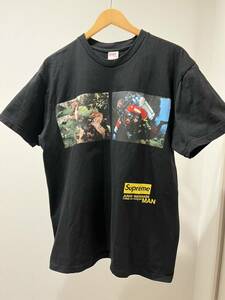 美品 Supreme × JUNYA WATANABE COMME des GARCONS プリントTシャツ L / シュプリーム ジュンヤワタナベ コムデギャルソン Tee Logo ロゴ