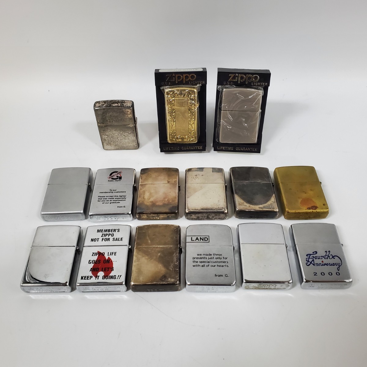 1円スタート Zippo ジッポー まとめて 15点セット リミテッド シルバー