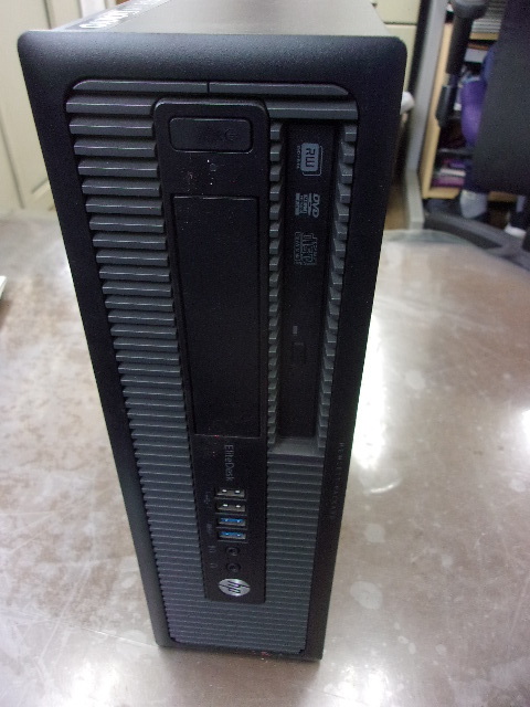 送料無料HP EliteDesk 800 G1 SFF i7-4790 3.60GHz 4GB 500GB 7