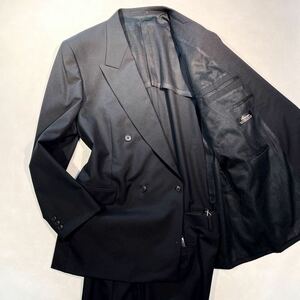  новый товар [ размер BB7 XL* очень большой . одежда ]4B двойной формальный костюм подлинный . чёрный необшитый на спине no- Benz 2 tuck регулировщик имеется мужской праздничные обряды траурный костюм . широкий 