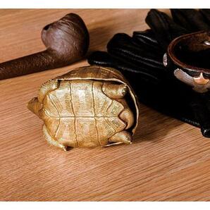 黄銅製 リクガメ 収納 ギフト アクセサリー ボックス かわいい 亀の画像2