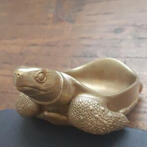 黄銅製 リクガメ 収納 ギフト アクセサリー ボックス かわいい 亀の画像9