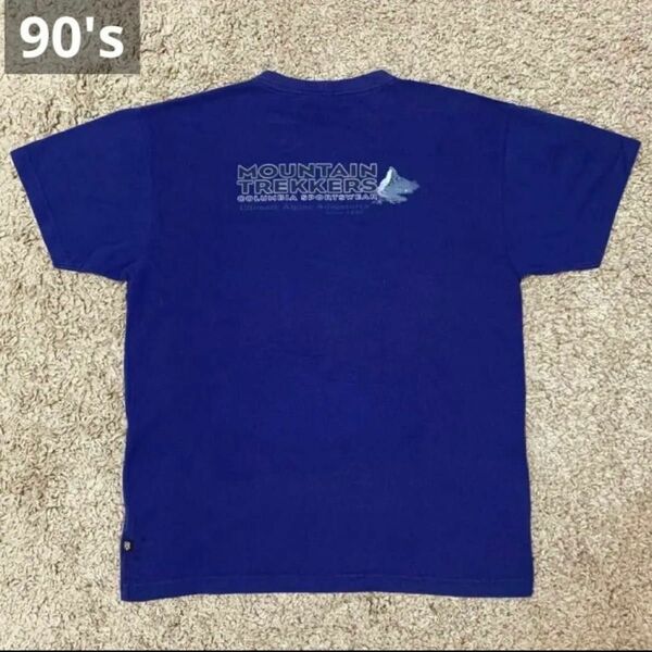 90s Columbia コロンビア 半袖Tシャツ y2kヴィンテージ古着