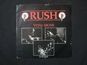 [即決][7インチ][UKオリジナル]■Rush - Vital Signs / In The Mood■ラッシュ■Moving Pictures■ヴァイタル・サインズ■