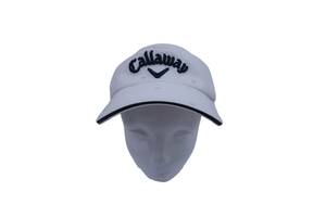 Callaway(キャロウェイ) サンバイザー 白 メンズ フリーサイズ ゴルフ用品 2211-0032 中古