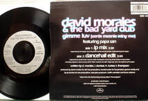 試聴 UK 7inch. ダンスホール PAPA SAN・DAVID MORALES & THE BAD YARD CLUB / GIMME LUV □reggae hip hop R&B ブレイク house_画像2