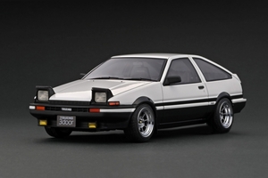 ★IG 1/18 トヨタ スプリンター トレノ／Toyota Sprinter Trueno 3Dr GT Apex (AE86) White/Black【IG2791】