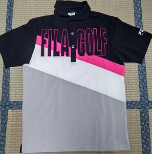 【一度着用】FILA GOLF★メンズ半袖シャツ