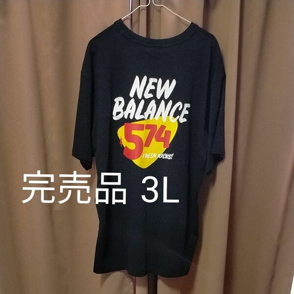 新品タグ付 JP 3L(XXL)　半袖Tシャツ　ニューバランス NEWBALANCE メンズ NB Essentials 574　