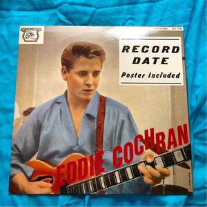 EDDIE COCHRANレア音源LP「RECORD DATE」特大ポスター付！