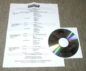 輸入盤1CD：BEATLES/BEATLE BRUNCH/RINGO’S BIRTHDAY/RADIO SHOW/CUE SHEET/SHOW #07-27/ JULY 7~8,2007