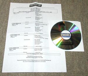 輸入盤1CD：BEATLES/BEATLE BRUNCH/BEATLES @ THE BBC/RADIO SHOW/CUE SHEET/SHOW #05-50/DECEMBER 10~11,2005