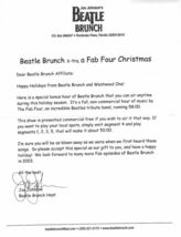 輸入盤1CD：BEATLES/BEATLE BRUNCH X-TRA/FAB FOUR CHRISTMAS/RADIO SHOW/CUE SHEET/BROADCAST 2002_画像2